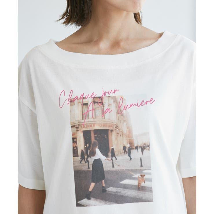 オフショルプリントハーフスリーブTシャツ | ROPE' PICNIC | 詳細画像33 