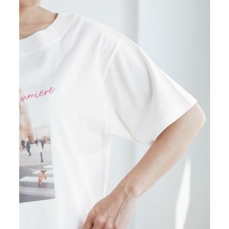 オフショルプリントハーフスリーブTシャツ | ROPE' PICNIC | 詳細画像34 