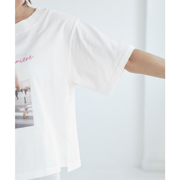 オフショルプリントハーフスリーブTシャツ | ROPE' PICNIC | 詳細画像35 