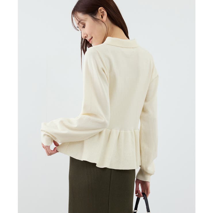 ペプラムポロカラーニット | ROPE' PICNIC | 詳細画像10 