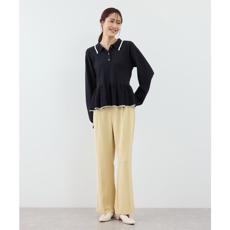 ペプラムポロカラーニット | ROPE' PICNIC | 詳細画像15 