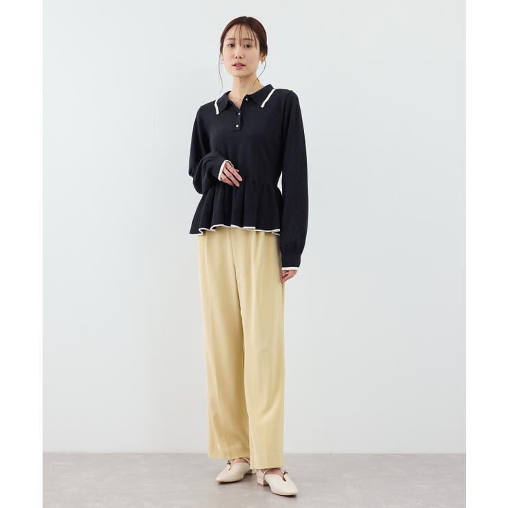 ペプラムポロカラーニット | ROPE' PICNIC | 詳細画像16 