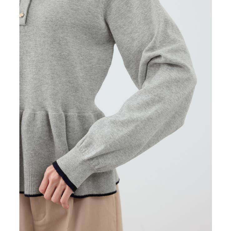 ペプラムポロカラーニット | ROPE' PICNIC | 詳細画像23 