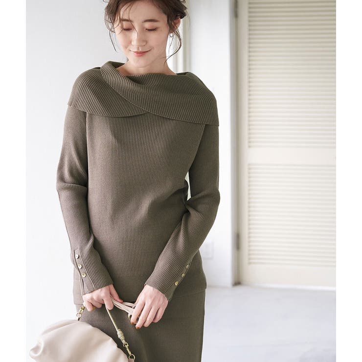 ゆるっとした襟が大人可愛い クロスオフショルダートップス 品番 Rpcw Rope Picnic ロペピクニック のレディースファッション通販 Shoplist ショップリスト