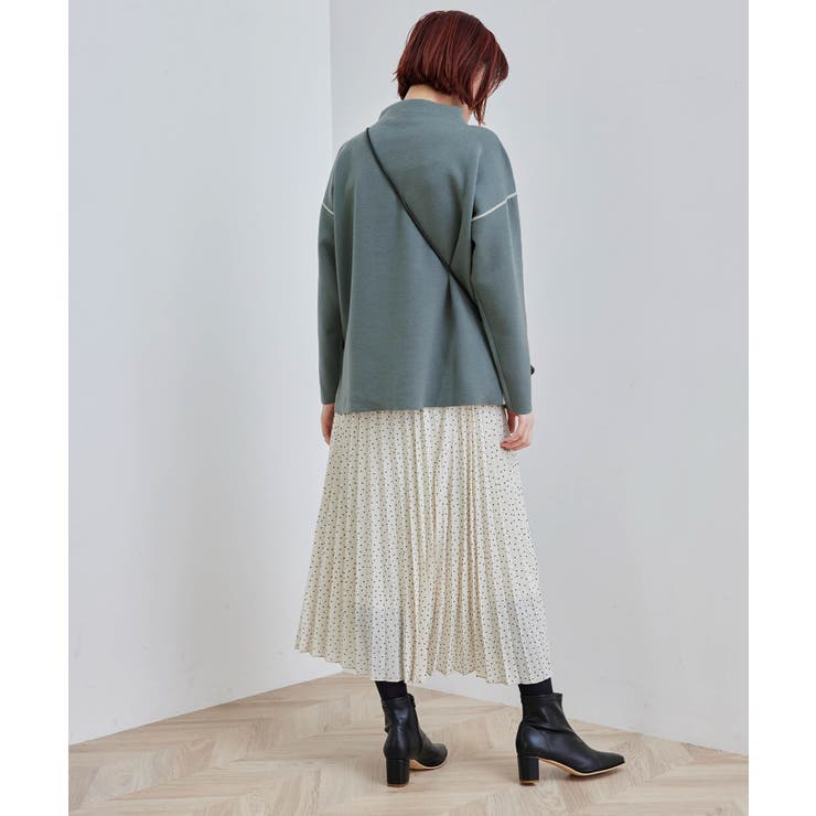 【春まで着られる】Wフェイスボトルネックプルオーバー | ROPE' PICNIC | 詳細画像16 