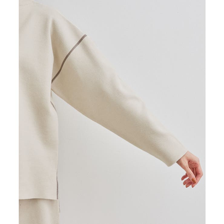 【春まで着られる】Wフェイスボトルネックプルオーバー | ROPE' PICNIC | 詳細画像7 