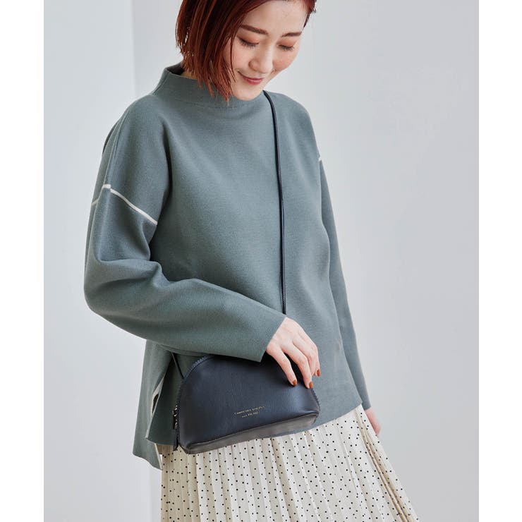 カーキ系(38) | 【春まで着られる】Wフェイスボトルネックプルオーバー | ROPE' PICNIC