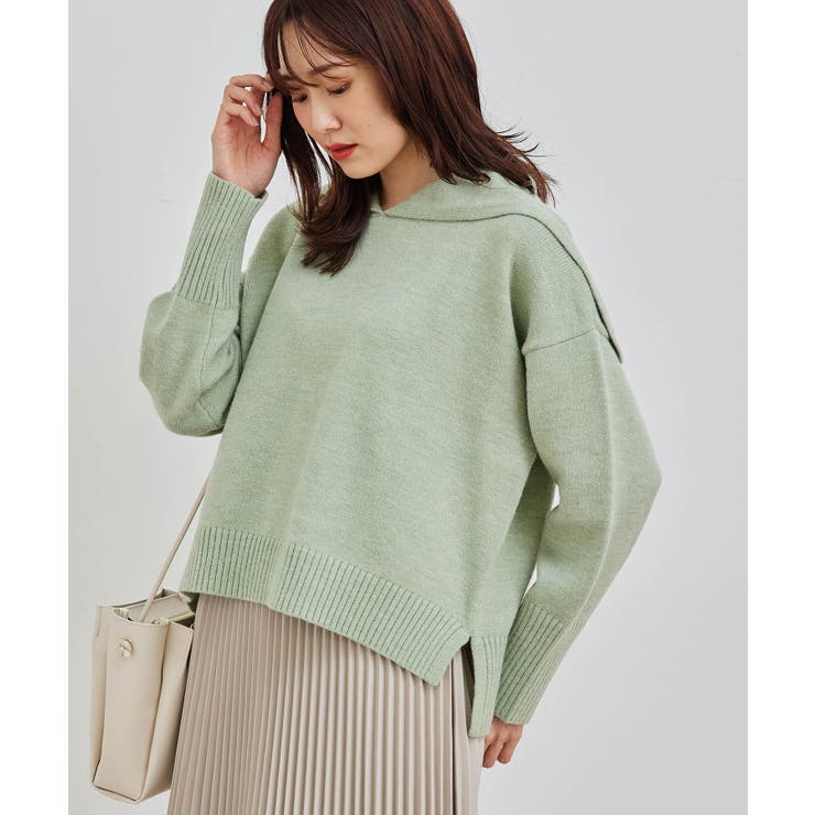 セーラーカラーニットプルオーバー[品番：RPCW0022587]｜ROPE' PICNIC