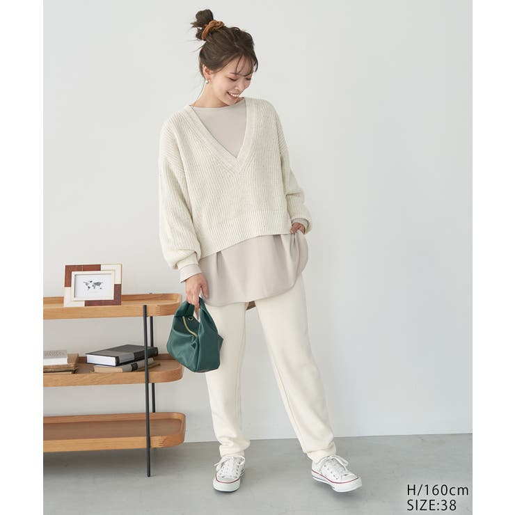 深Vネックプルオーバー | ROPE' PICNIC | 詳細画像11