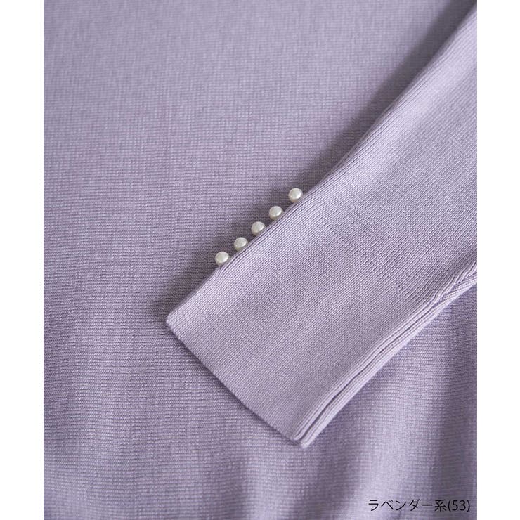 【WEB限定カラー:グレー】マシュマロニット袖パールドルマンニット | ROPE' PICNIC | 詳細画像11 