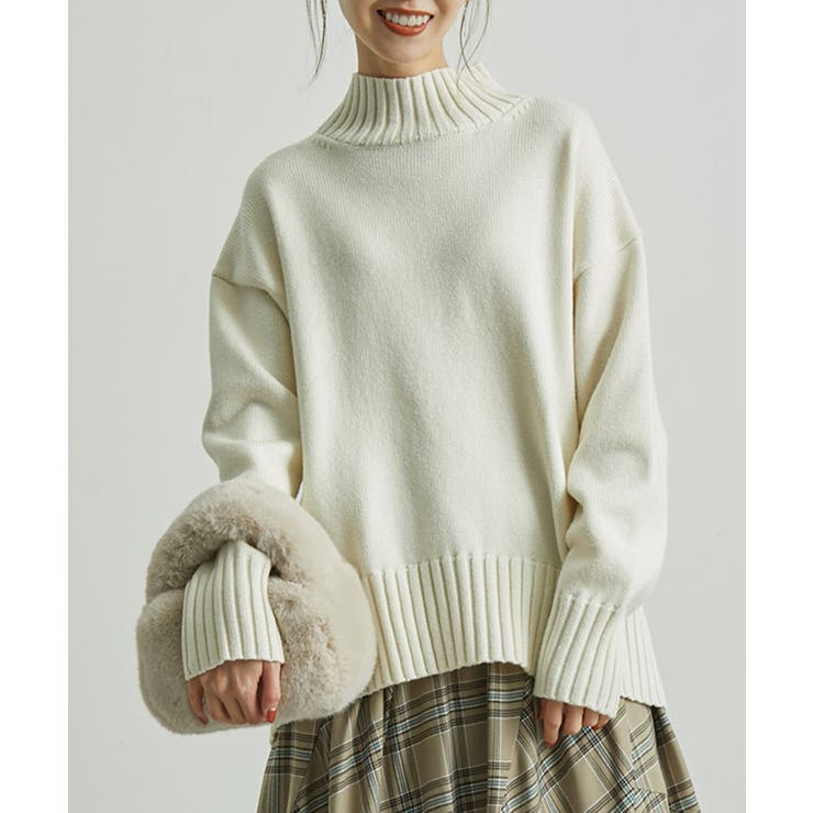 【WEB限定カラーあり】バックスリットニットプルオーバー | ROPE' PICNIC | 詳細画像16 