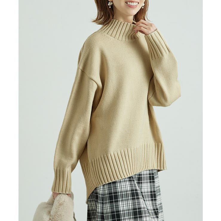 【WEB限定カラーあり】バックスリットニットプルオーバー | ROPE' PICNIC | 詳細画像19 