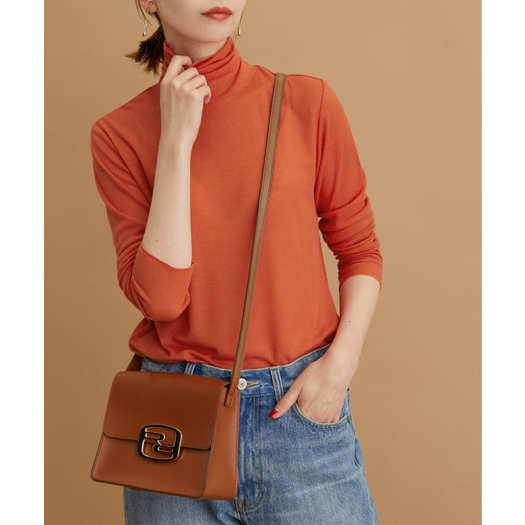 【WEB限定カラー:チャコール,オレンジ】シアーカットタートル | ROPE' PICNIC | 詳細画像15 