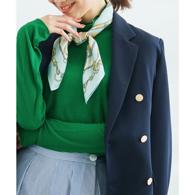【WEB限定カラー:チャコール,オレンジ】シアーカットタートル | ROPE' PICNIC | 詳細画像4 