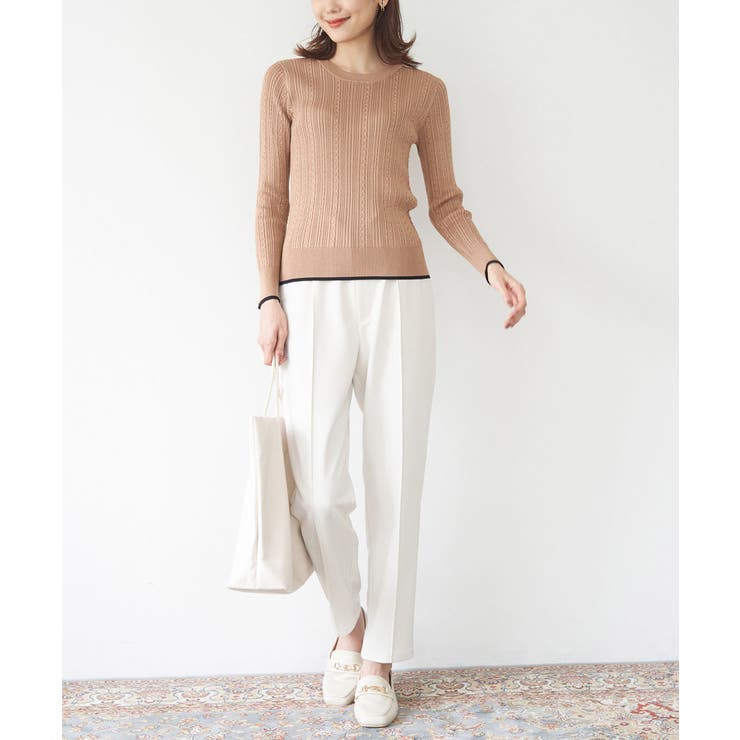 洗濯機OK/BIO GRACEミニケーブルニットプルオーバー | ROPE' PICNIC | 詳細画像11 