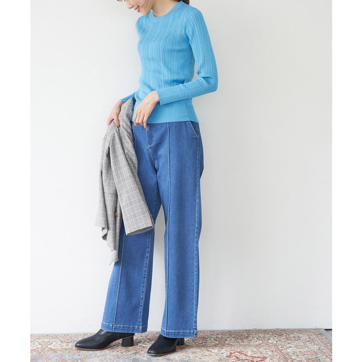 洗濯機OK/BIO GRACEミニケーブルニットプルオーバー | ROPE' PICNIC | 詳細画像17 