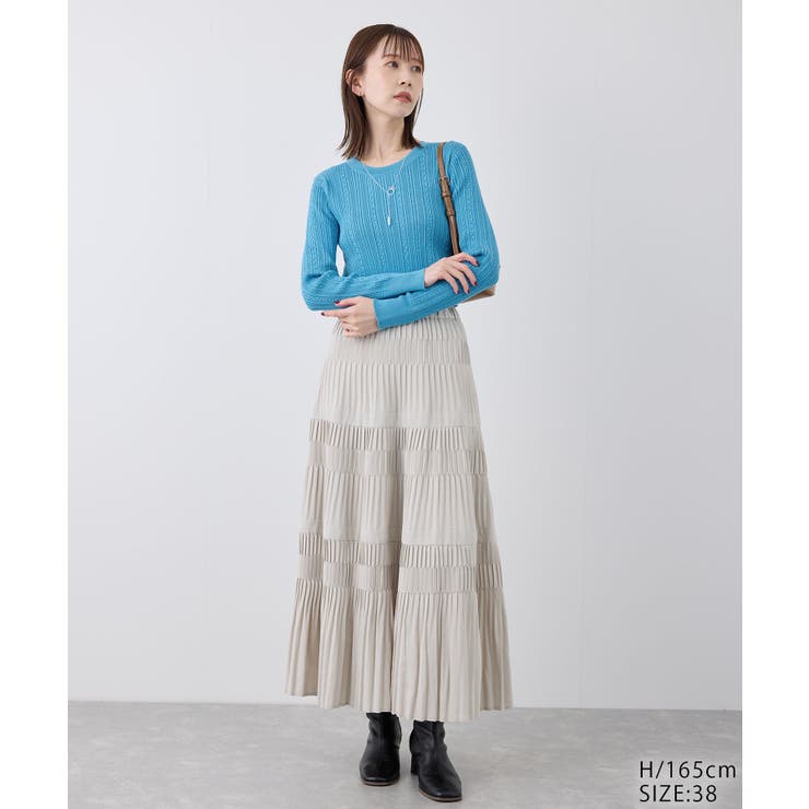 洗濯機OK/BIO GRACEミニケーブルニットプルオーバー | ROPE' PICNIC | 詳細画像2 
