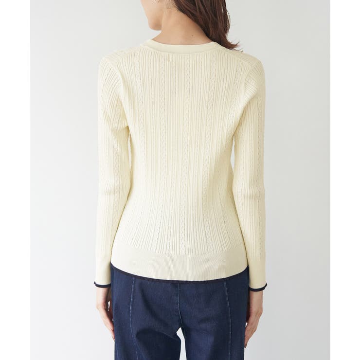 洗濯機OK/BIO GRACEミニケーブルニットプルオーバー | ROPE' PICNIC | 詳細画像25 