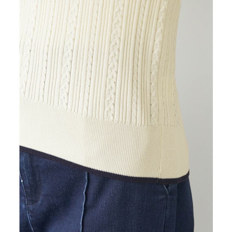 洗濯機OK/BIO GRACEミニケーブルニットプルオーバー | ROPE' PICNIC | 詳細画像28 