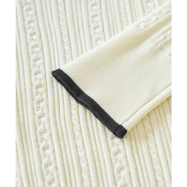 洗濯機OK/BIO GRACEミニケーブルニットプルオーバー | ROPE' PICNIC | 詳細画像29 