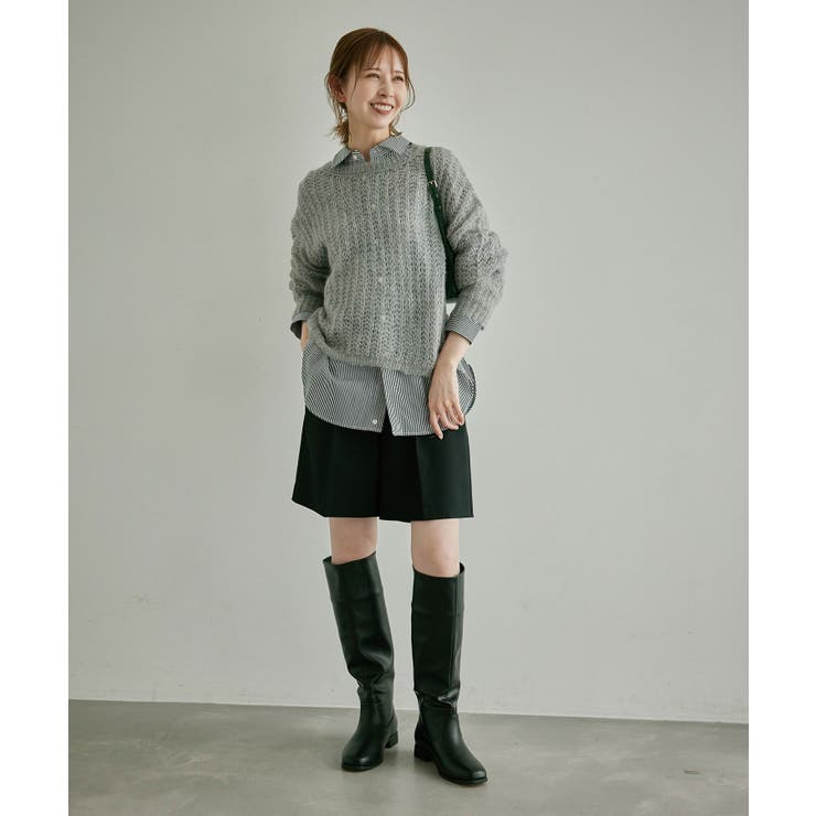 シアーモヘア混ニットプルオーバー | ROPE' PICNIC | 詳細画像19 