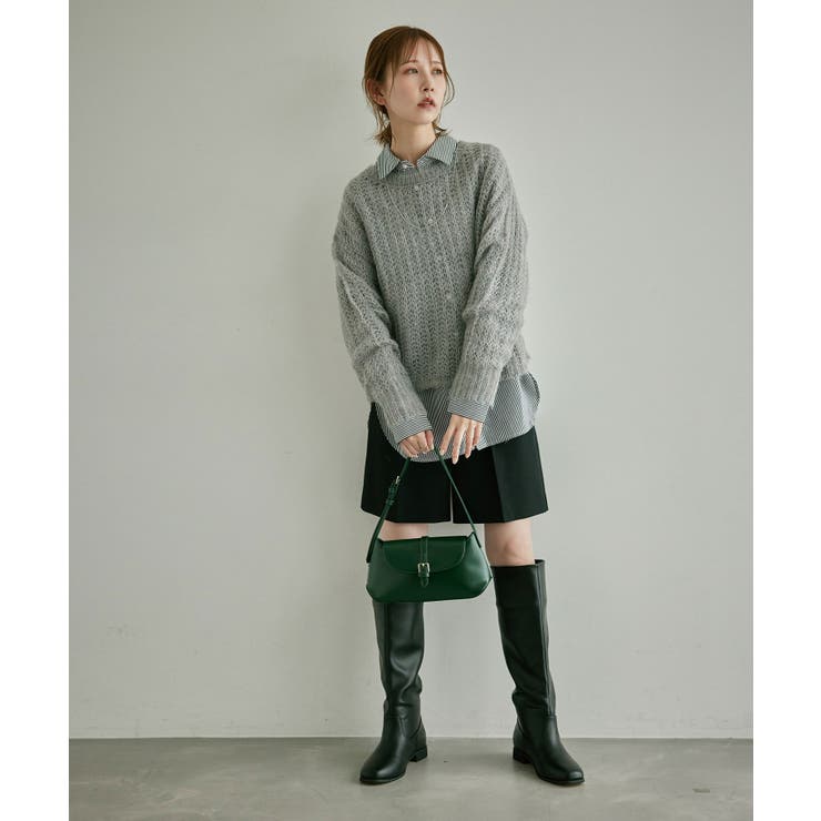 シアーモヘア混ニットプルオーバー | ROPE' PICNIC | 詳細画像21 