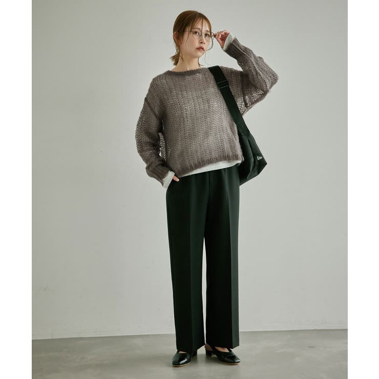 シアーモヘア混ニットプルオーバー | ROPE' PICNIC | 詳細画像28 