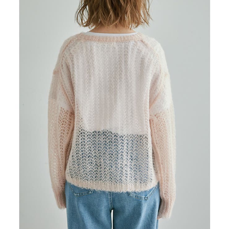 シアーモヘア混ニットプルオーバー | ROPE' PICNIC | 詳細画像39 