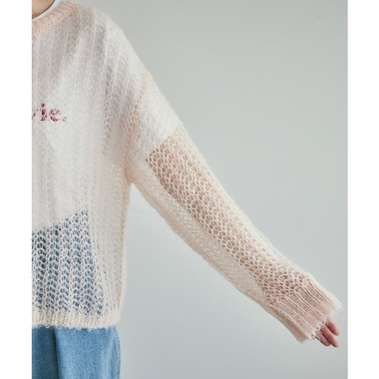 シアーモヘア混ニットプルオーバー | ROPE' PICNIC | 詳細画像41 