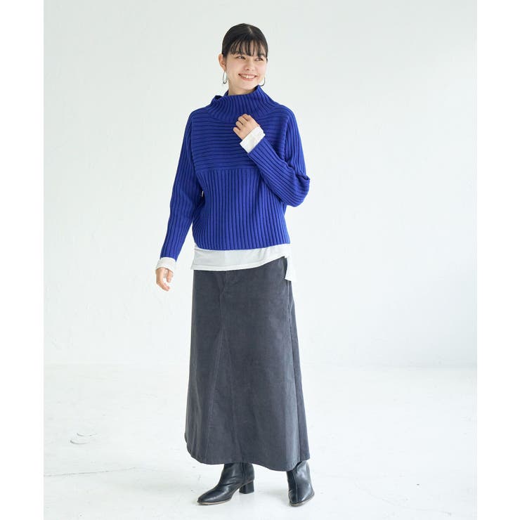 【WEB限定カラーあり】アソートリブ切り替えニットプルオーバー リンクコーデ 新… | ROPE' PICNIC | 詳細画像14 