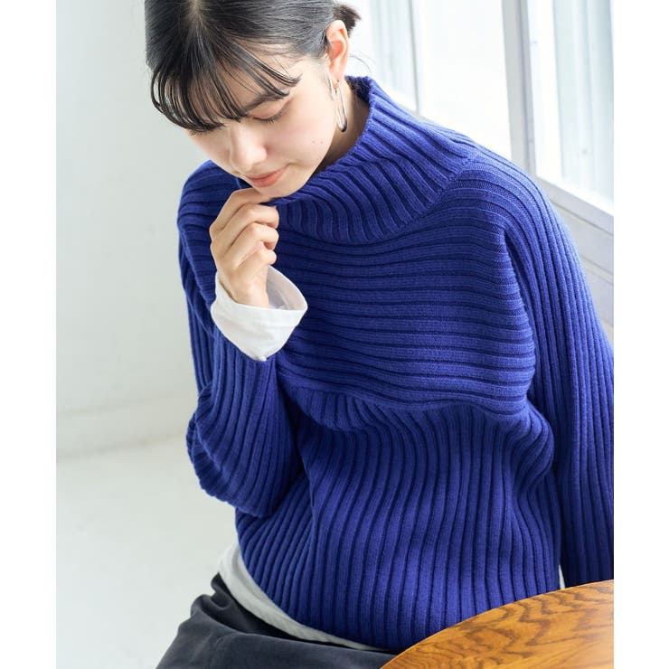 【WEB限定カラーあり】アソートリブ切り替えニットプルオーバー リンクコーデ 新… | ROPE' PICNIC | 詳細画像15 