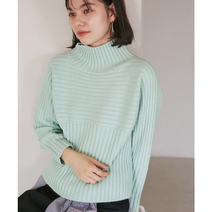 【WEB限定カラーあり】アソートリブ切り替えニットプルオーバー リンクコーデ 新… | ROPE' PICNIC | 詳細画像19 