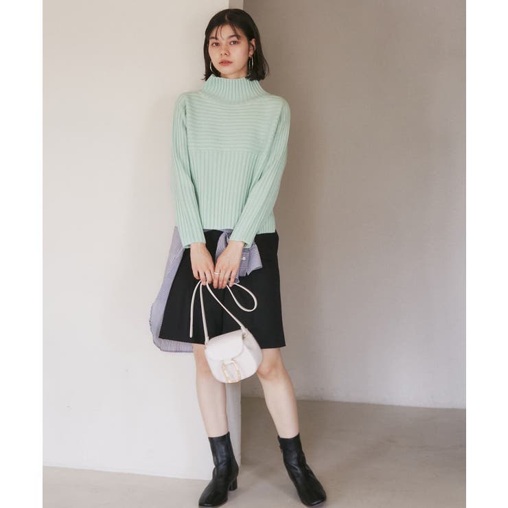 【WEB限定カラーあり】アソートリブ切り替えニットプルオーバー リンクコーデ 新… | ROPE' PICNIC | 詳細画像20 