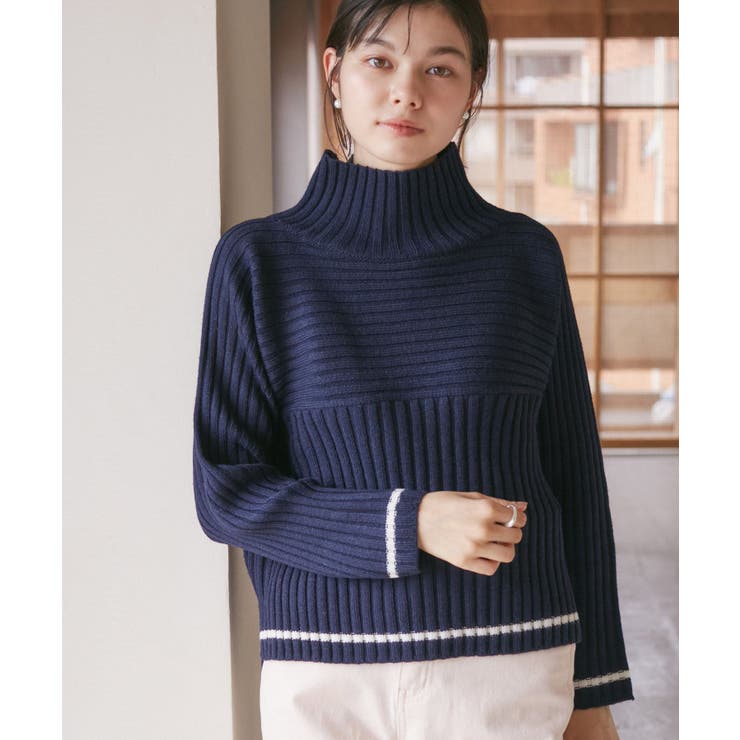 【WEB限定カラーあり】アソートリブ切り替えニットプルオーバー リンクコーデ 新… | ROPE' PICNIC | 詳細画像23 
