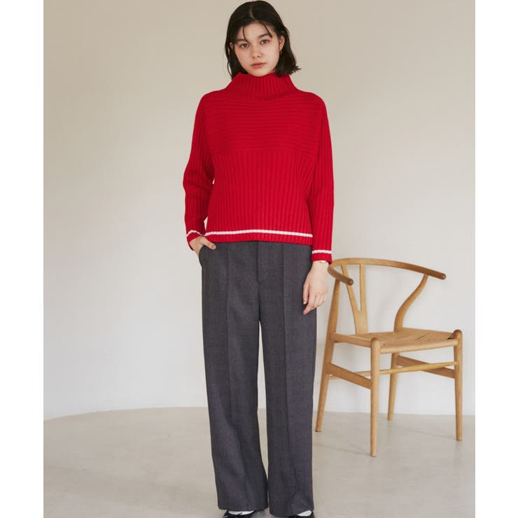 【WEB限定カラーあり】アソートリブ切り替えニットプルオーバー リンクコーデ 新… | ROPE' PICNIC | 詳細画像26 