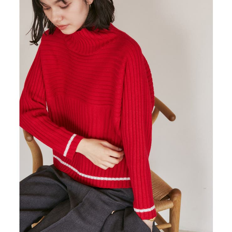 【WEB限定カラーあり】アソートリブ切り替えニットプルオーバー リンクコーデ 新… | ROPE' PICNIC | 詳細画像27 