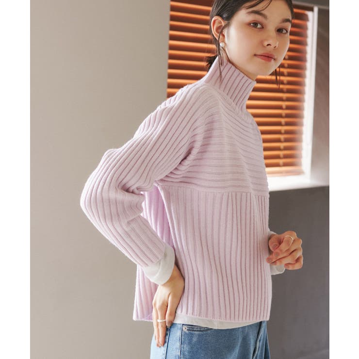 【WEB限定カラーあり】アソートリブ切り替えニットプルオーバー リンクコーデ 新… | ROPE' PICNIC | 詳細画像30 