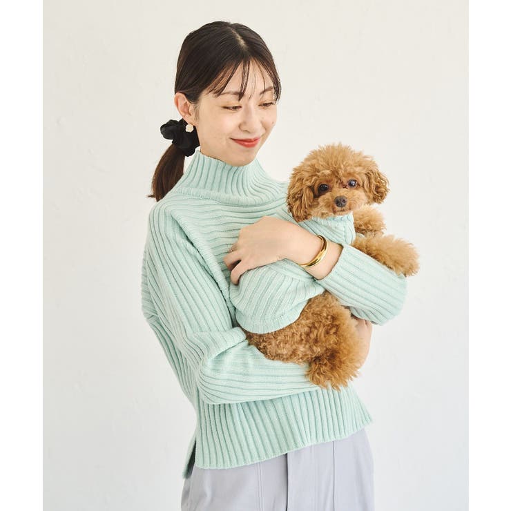 【WEB限定カラーあり】アソートリブ切り替えニットプルオーバー リンクコーデ 新… | ROPE' PICNIC | 詳細画像33 