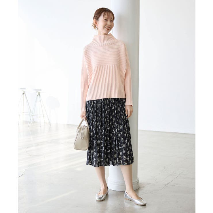 【WEB限定カラーあり】アソートリブ切り替えニットプルオーバー リンクコーデ 新… | ROPE' PICNIC | 詳細画像9 