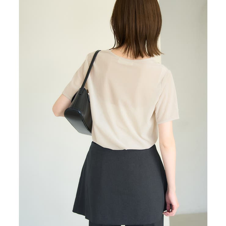 シアーベロアハーフスリーブカットトップス | ROPE' PICNIC | 詳細画像14 