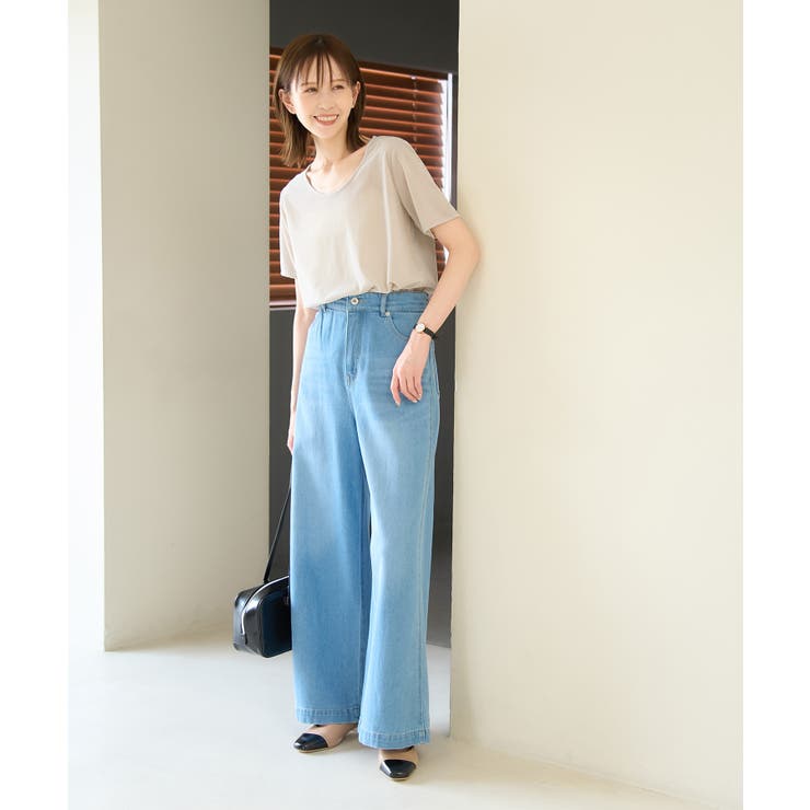 シアーベロアハーフスリーブカットトップス | ROPE' PICNIC | 詳細画像15 