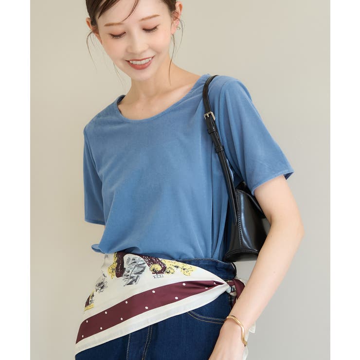 シアーベロアハーフスリーブカットトップス | ROPE' PICNIC | 詳細画像22 