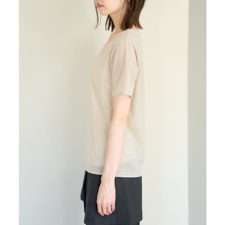 シアーベロアハーフスリーブカットトップス | ROPE' PICNIC | 詳細画像25 