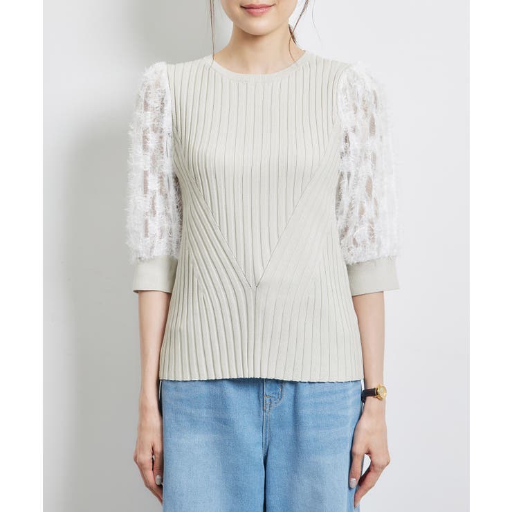 袖レースニットプルオーバー | ROPE' PICNIC | 詳細画像16 