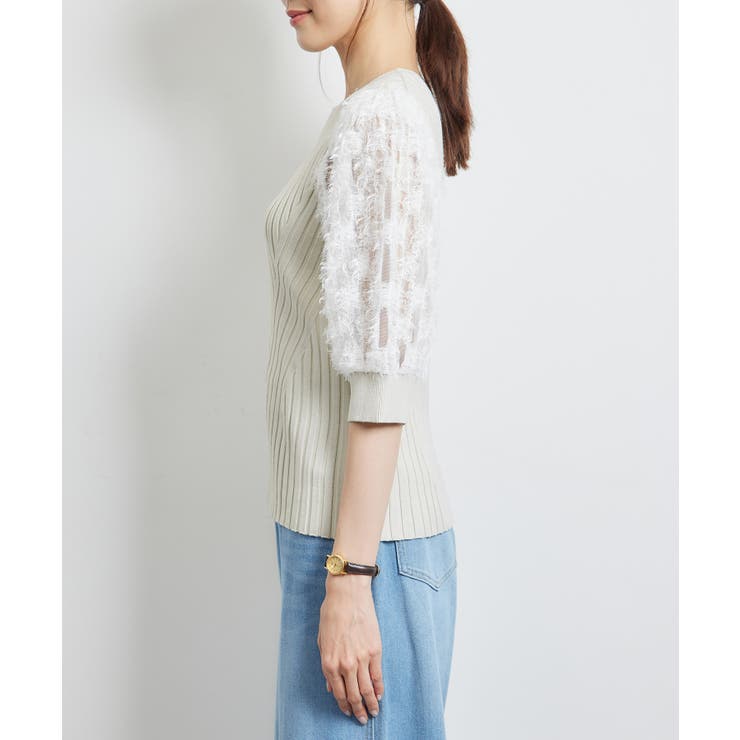 袖レースニットプルオーバー | ROPE' PICNIC | 詳細画像17 