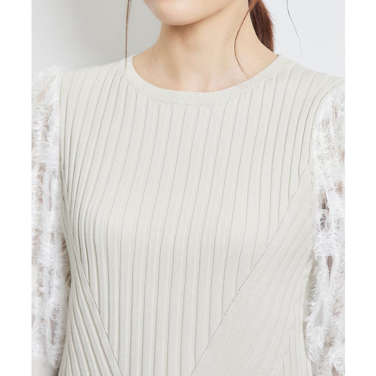 袖レースニットプルオーバー | ROPE' PICNIC | 詳細画像19 