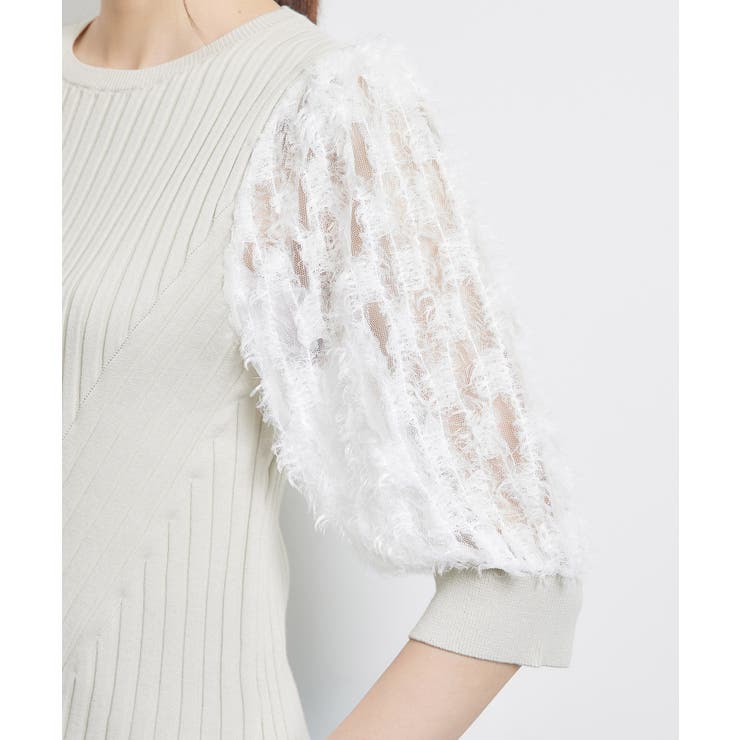 袖レースニットプルオーバー | ROPE' PICNIC | 詳細画像20 
