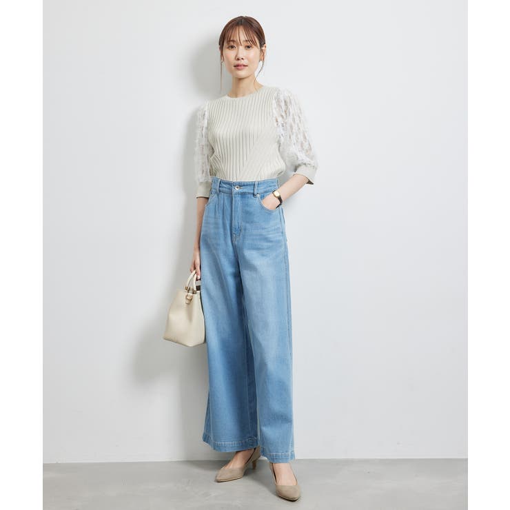 袖レースニットプルオーバー | ROPE' PICNIC | 詳細画像6 