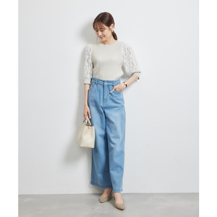 袖レースニットプルオーバー | ROPE' PICNIC | 詳細画像7 