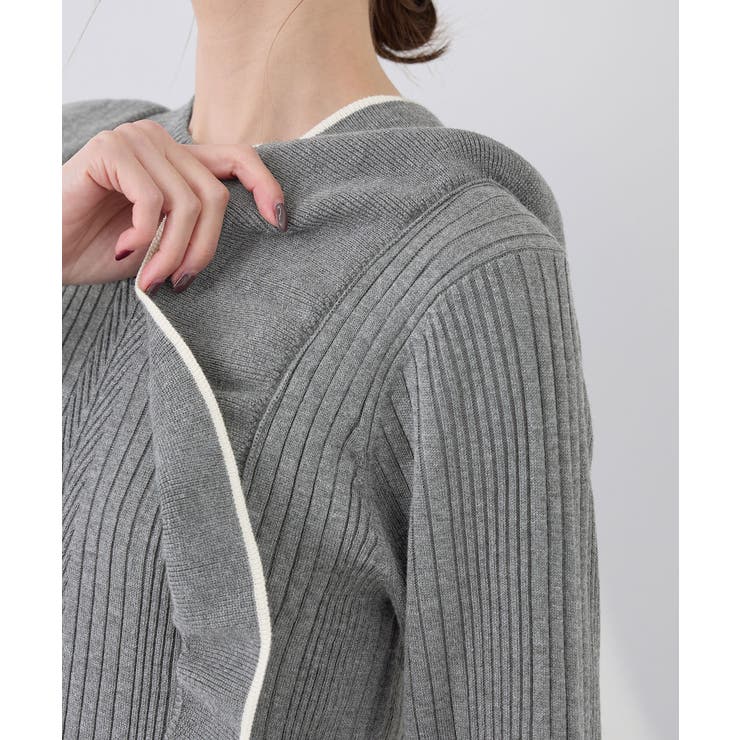 Apuweiser-riche 新品 ランダムフリルニットプルオーバー M Apuweiser-riche（アプワイザーリッシェ）の「ランダムフリル